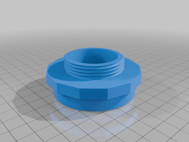 Dillon Powder Gauge Lid 3D model thumbnail