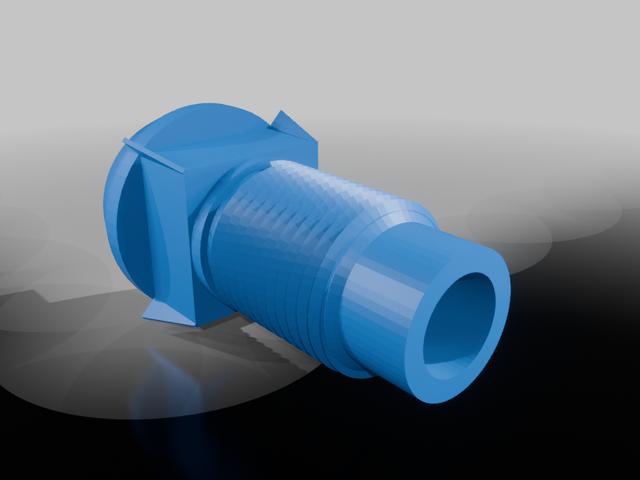 Kohler Toilet Handle Adapter 3D model thumbnail
