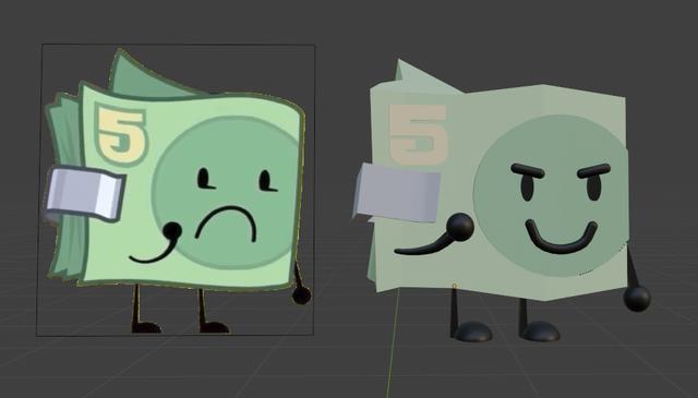 BFDIE Money 3D model thumbnail