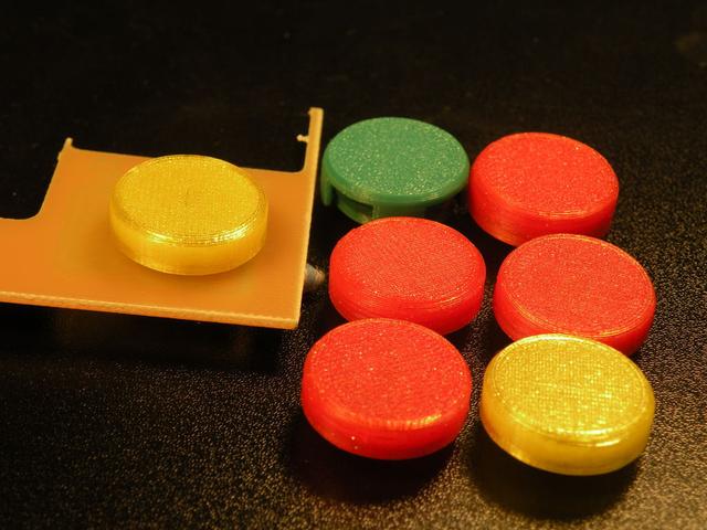 Sweet low profile PCB 20mm push button 3D model thumbnail