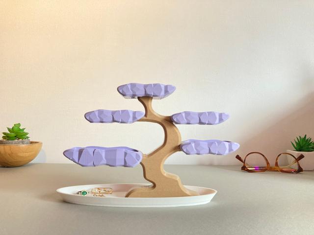 Bonsai Ring Holder 3D model thumbnail