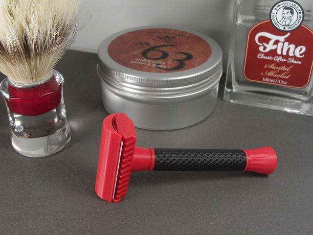 Ascent OC - Adjustable DE Safety Razor 3D model thumbnail