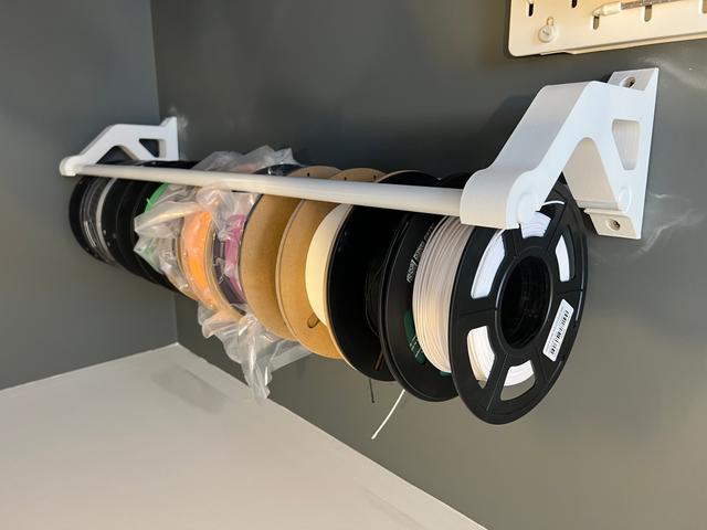 Filament Shelf (19mm tube) 3D model thumbnail