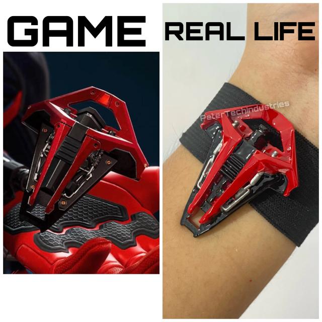 spiderman miles morales web shooter 3D model thumbnail