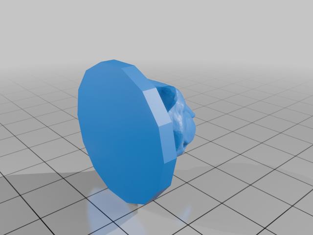 Puma Head Pommel  3D model thumbnail