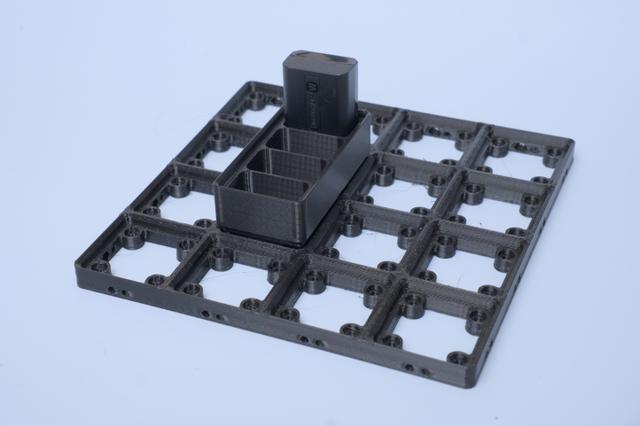 Gridfinity Bin for Sony NP-FW50 Batteries 3D model thumbnail