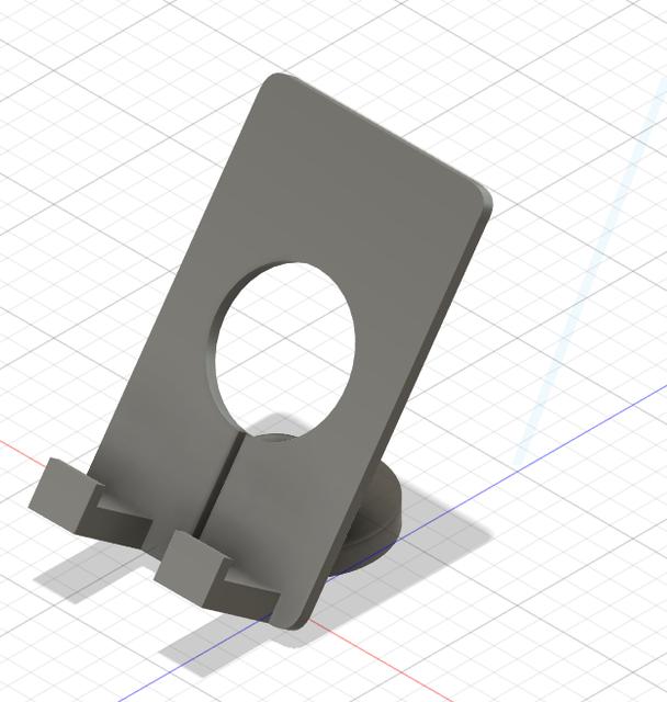 Phone charger and stand  3D model thumbnail
