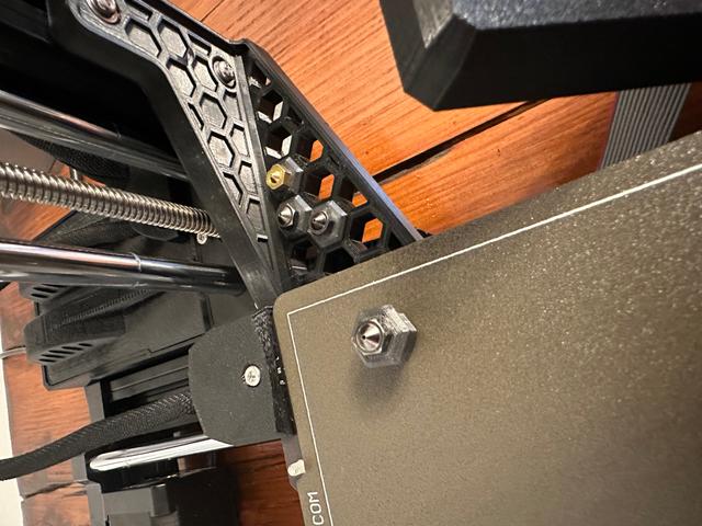 Nozzle Holder for Prusa Mini Z-axis brace 3D model thumbnail