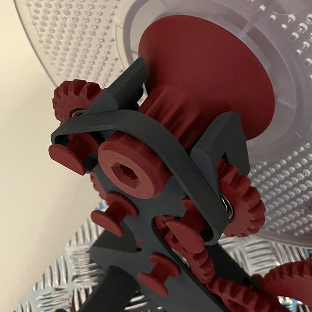 Retention Clip for Pastamatic Spool Winder (Driven Spindle) 3D model thumbnail