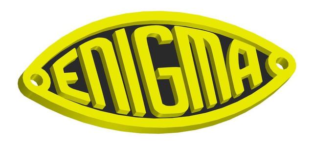 "ENIGMA" logo by WhDr 3D model thumbnail