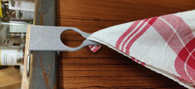 Towel hanger - remix for kitchen countertops 3D model thumbnail