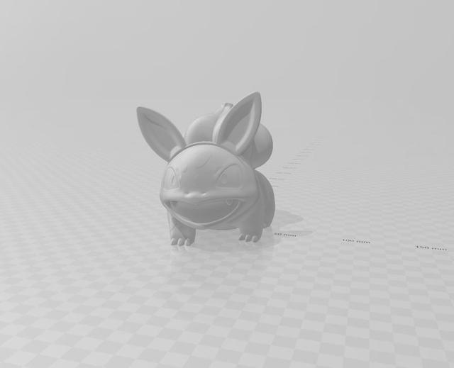 Easter Bulbasaur 3D model thumbnail