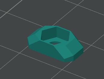 creality 4040 M3 T nut 3D model thumbnail