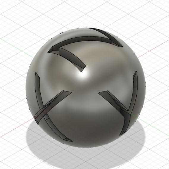 20mm XYZ Calibration Edgeless Safety Cube 3D model thumbnail