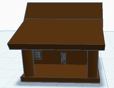 bos hut 3D model thumbnail