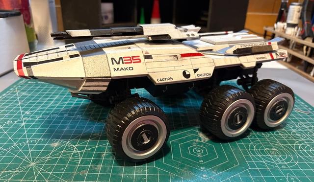 Mass Effect Mako remix with decal sheet 3D model thumbnail