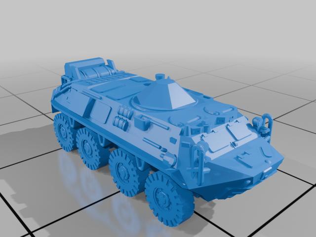 BTR 60R 975 3D model thumbnail