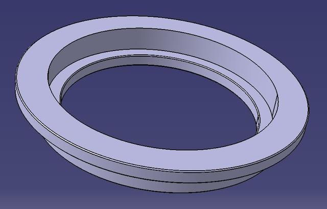 Glass can adapter for bee feeding 3D model thumbnail