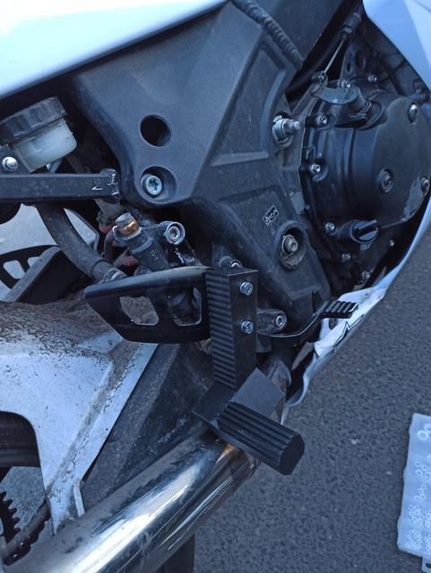 Triumph Daytona 600 alternate footpeg footstand 3D model thumbnail