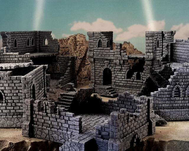 Ulvheim building and ruins - A 3D model thumbnail