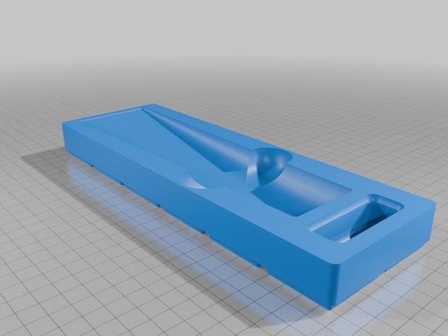 2x6 Gridfinity Toothpaste & Dental Floss Bin 3D model thumbnail