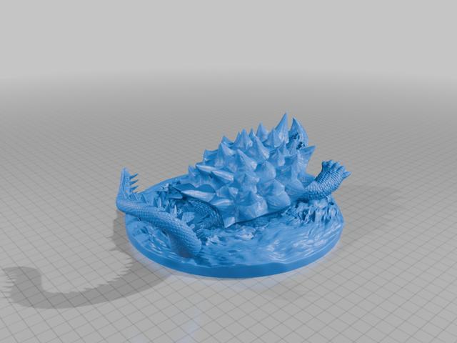 Dragon Turtle 3D model thumbnail