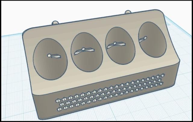 modified solder tube holder 3D model thumbnail