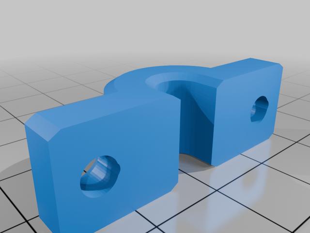 WireShelfBraket 12.5mm 3D model thumbnail