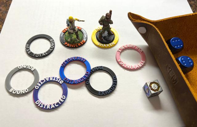 Pathfinder for Savage Worlds condition tokens 3D model thumbnail