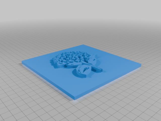 Hortensia 3D model thumbnail