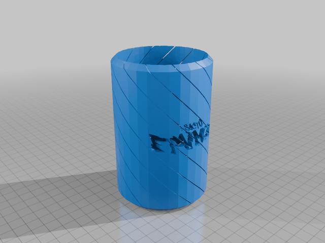 Sacto FPV Mob Logo Cutout Can Cooler 3D model thumbnail