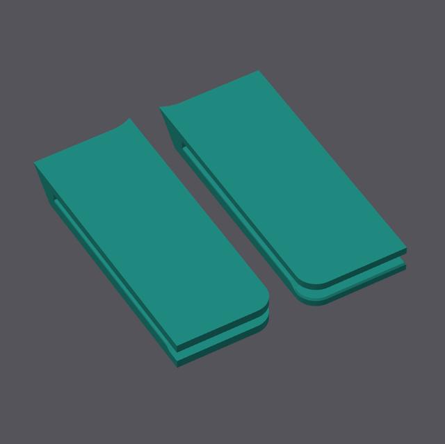 K1 Max Lid Riser V3 Hexagon-less Corner Pieces 3D model thumbnail