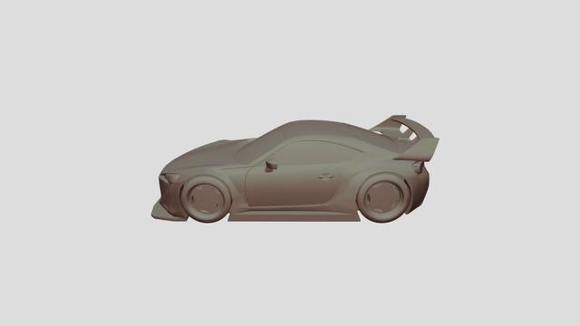 Toyota GT86 Tuning 2012 for 3D-printing 3D model thumbnail