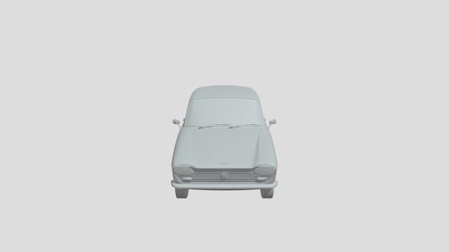 Peugeot 204 for 3D-printing 3D model thumbnail