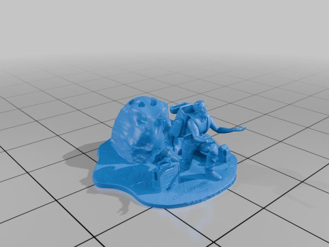 Attempted fix for Almost Claes Lindhardt Pen Holder zebruch source files  3D model thumbnail