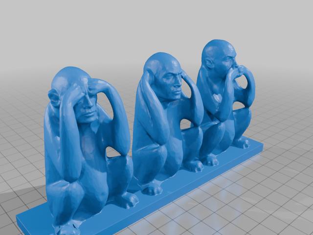 Three Wise Rocks 3D model thumbnail