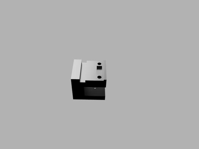 10-Pin ADXL345 Y-Axis Bed Mount 3D model thumbnail