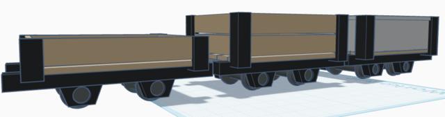 my horrific and unethical wagons 3D model thumbnail