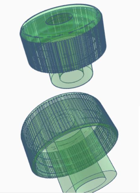 FermZilla Siphon / Racking Cane cap 3D model thumbnail