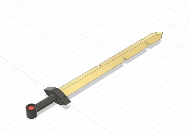 Finn's Sword 3D model thumbnail