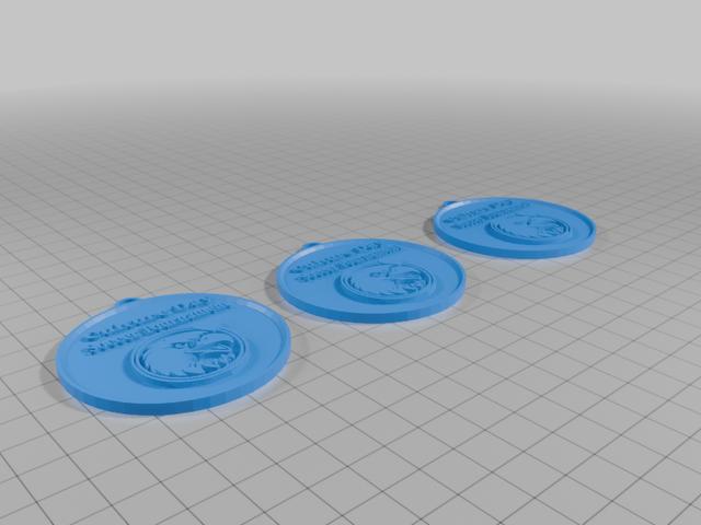 Culture Day Medals 3D model thumbnail