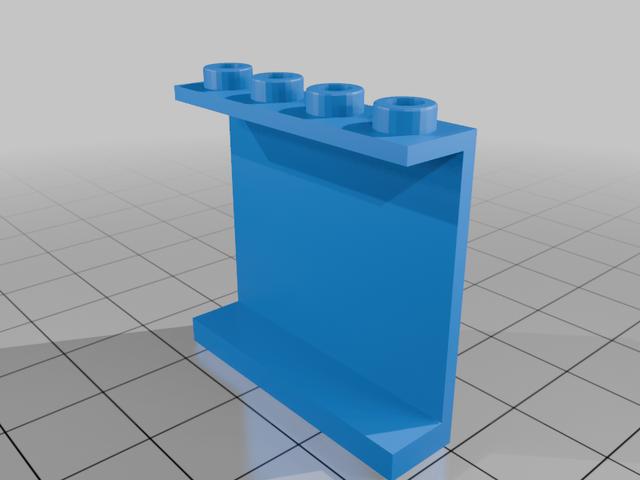 Lego compatible Panel 30413 3D model thumbnail