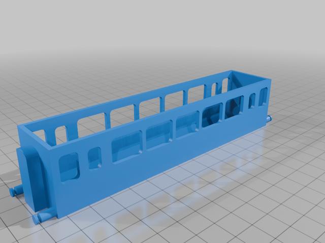 Rovex/Triang R20 Replacement body & Roof 3D model thumbnail