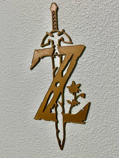 Zelda Wall Art 3D model thumbnail