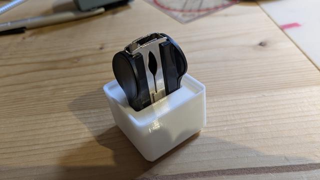 Gridfinity staple remover holder 3D model thumbnail