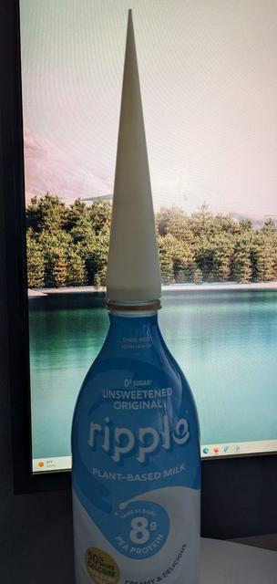 Plant slow drip bottle spike (Ripple milk bottle) 3D model thumbnail