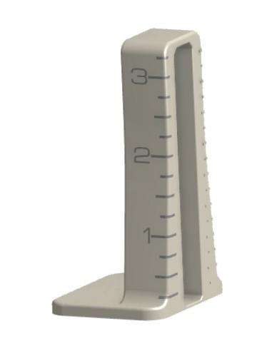 Height marker, With inches and cm 3D model thumbnail