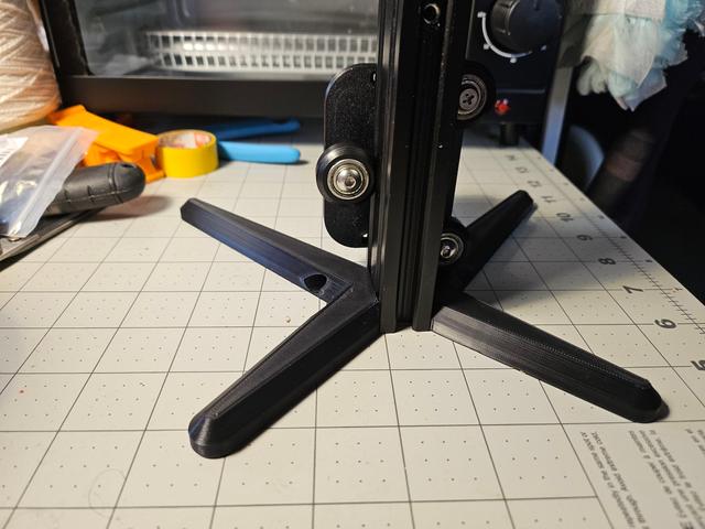 Jo Presser alternate parts (M8 idler and feet) 3D model thumbnail