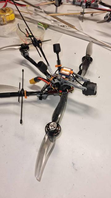 long range ultralight frame 6inch 3D model thumbnail