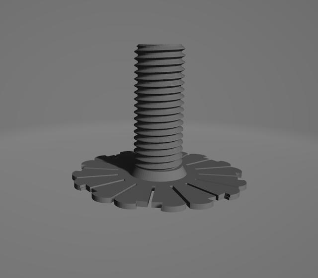 Shortened Spool Hub (81mm) 3D model thumbnail